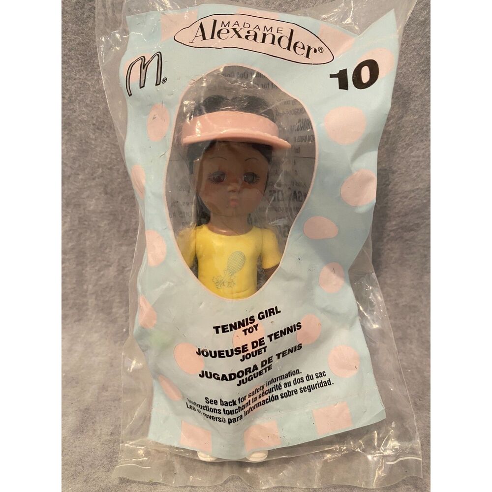 Madame Alexander‎ McDonalds Happy Meal Toy Tennis Girl  African American #10